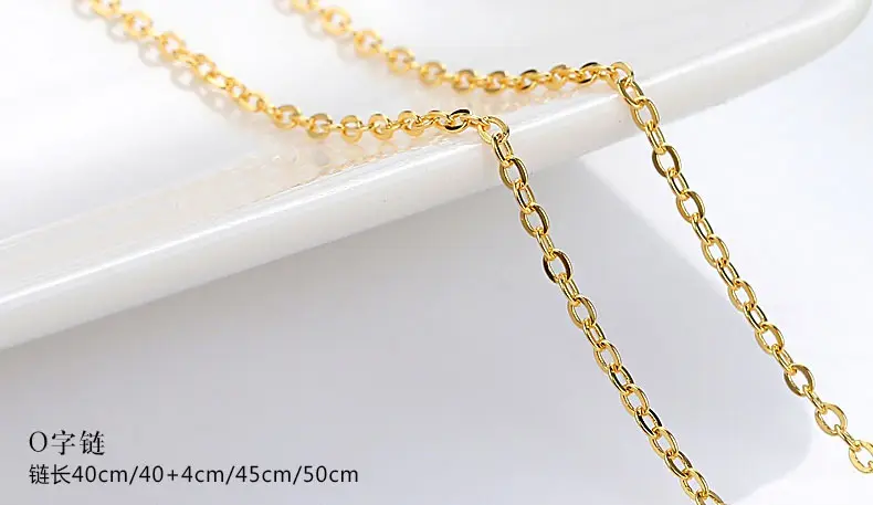 Gold Plated Clavicle Chain Necklace for Women 50cm — feature 2