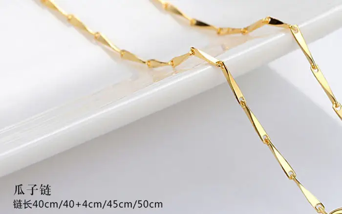 Gold Plated Clavicle Chain Necklace for Women 50cm — feature 4