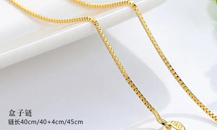 Gold Plated Clavicle Chain Necklace for Women 50cm — feature 6