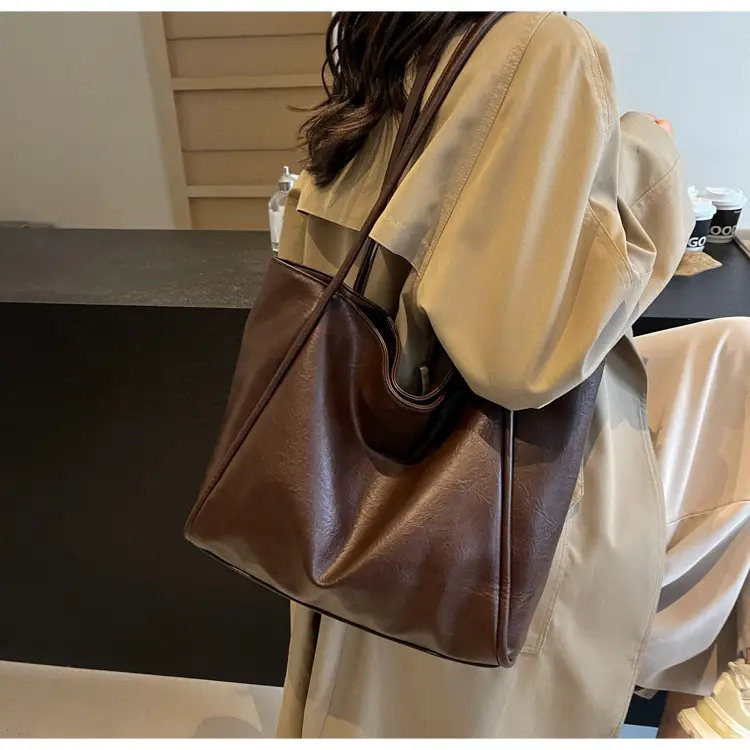 Black Large Capacity Women's Shoulder Bag 2024 β feature 14