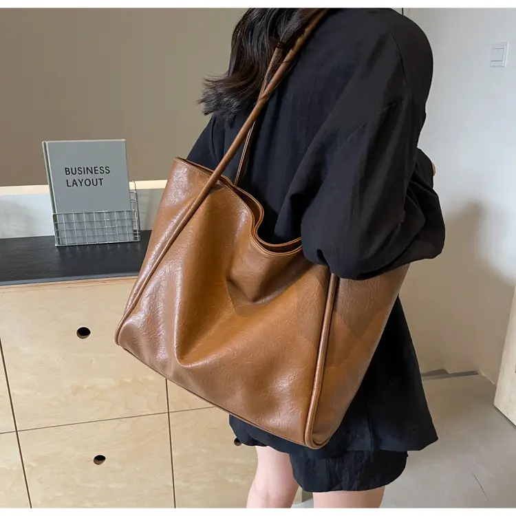 Black Large Capacity Women's Shoulder Bag 2024 β feature 26