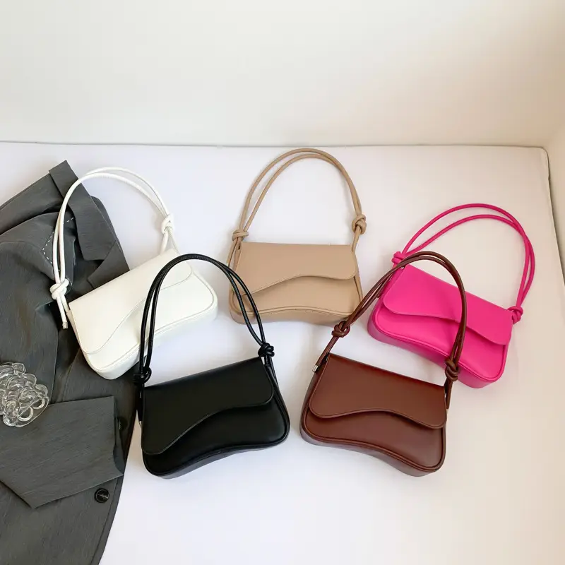 Women's White Shoulder Crossbody Bag Black Top - Image 9