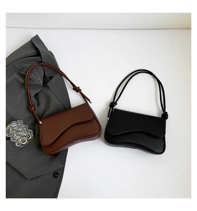 Women's White Shoulder Crossbody Bag Black Top — feature 31