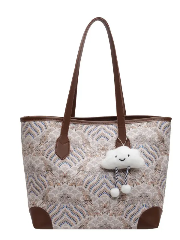 New Chinese Style Women's Large Capacity Tote Bag - Image 7