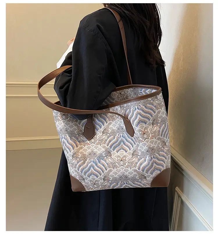 New Chinese Style Women's Large Capacity Tote Bag — feature 1