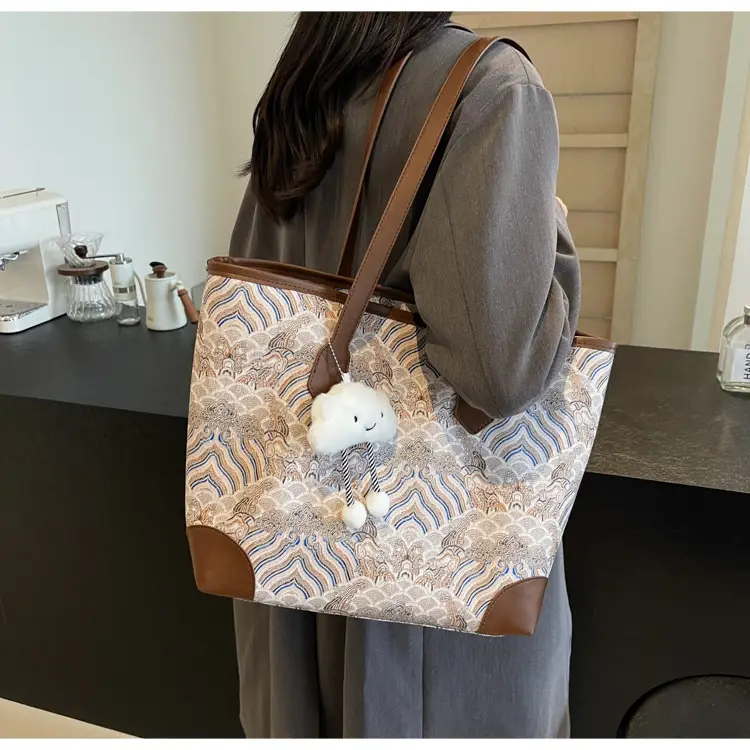 New Chinese Style Women's Large Capacity Tote Bag — feature 11