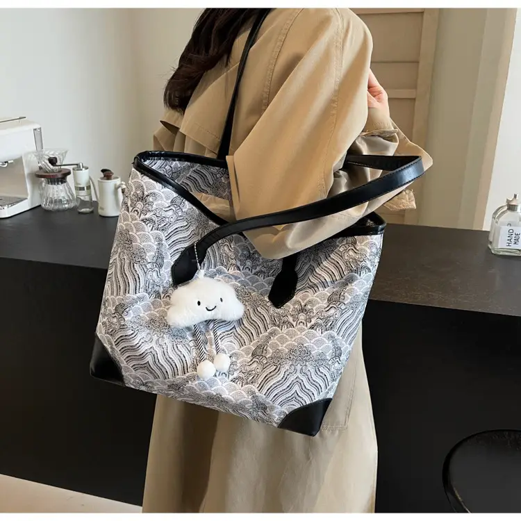 New Chinese Style Women's Large Capacity Tote Bag — feature 15