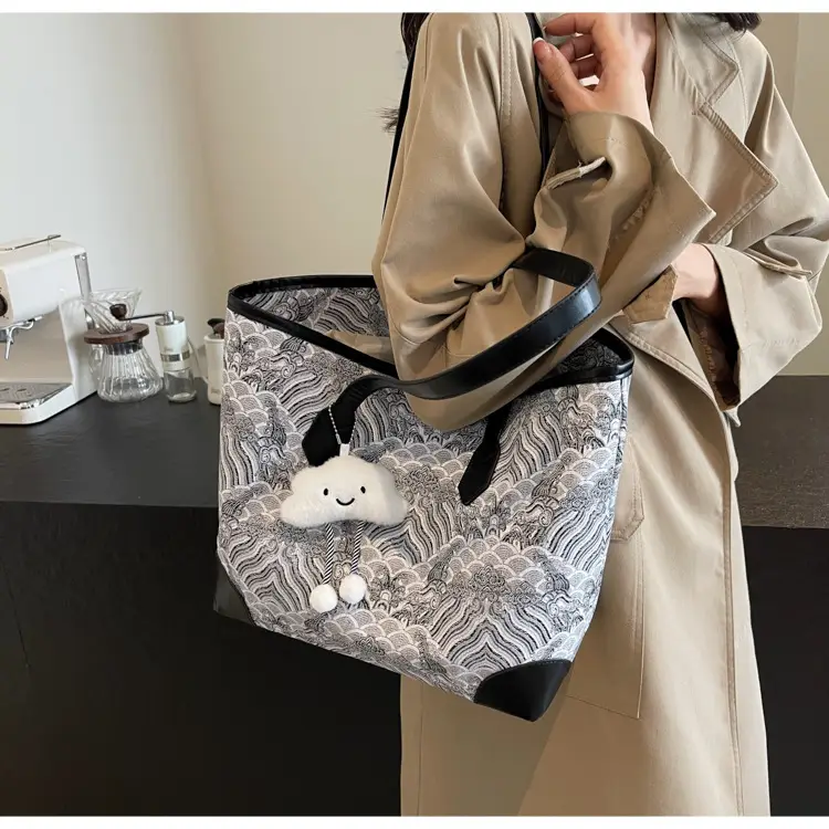 New Chinese Style Women's Large Capacity Tote Bag — feature 16