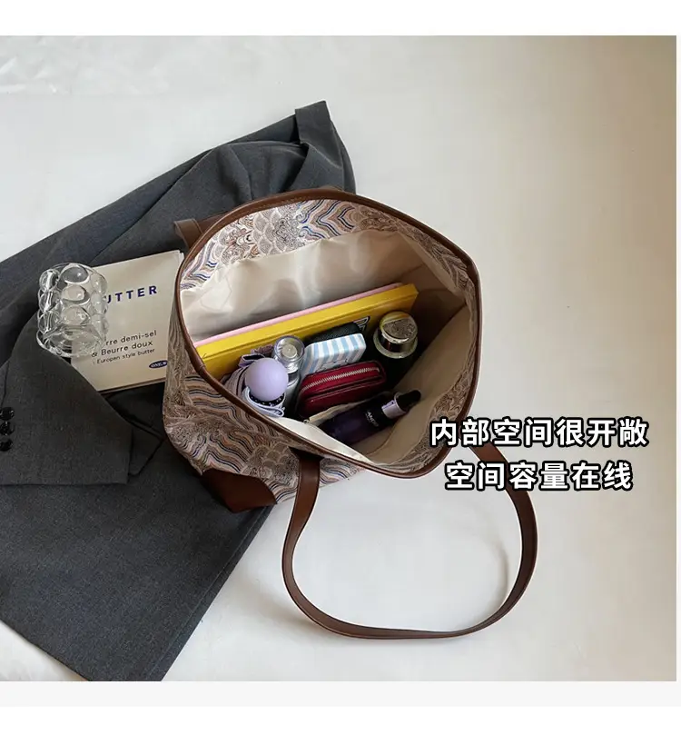 New Chinese Style Women's Large Capacity Tote Bag — feature 6