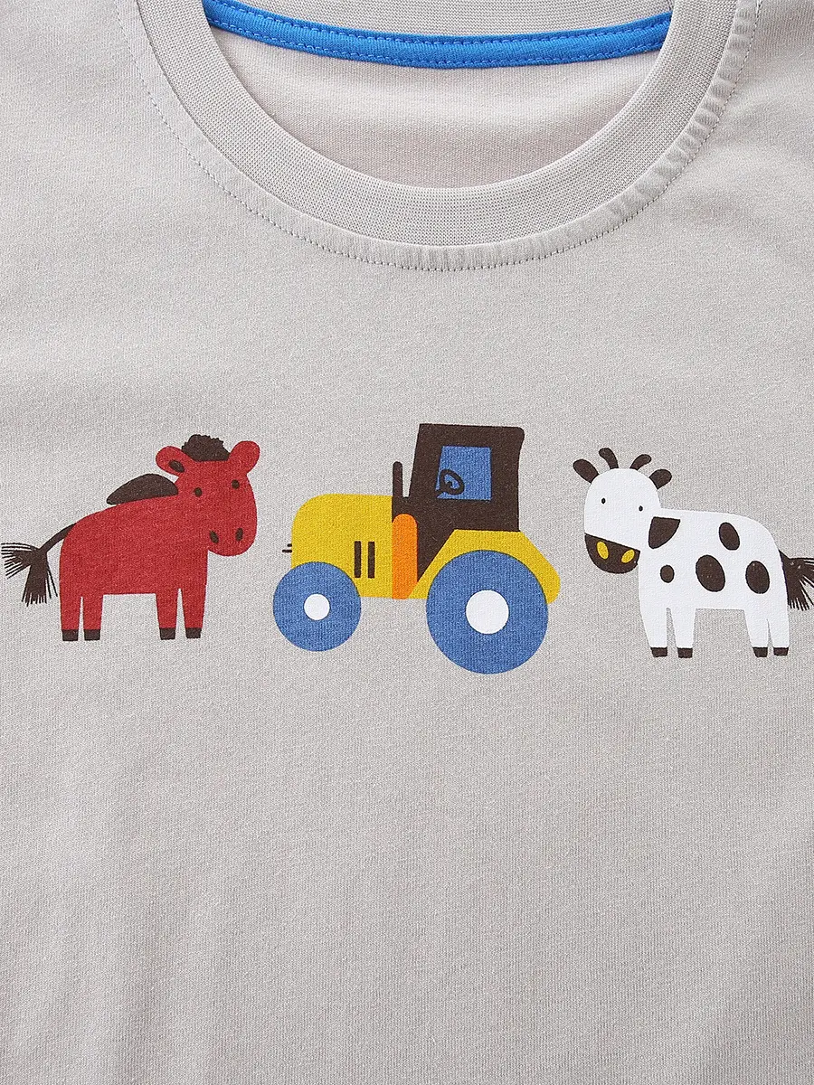 White Long Sleeve T-Shirt for Boys Autumn Wear - Image 4