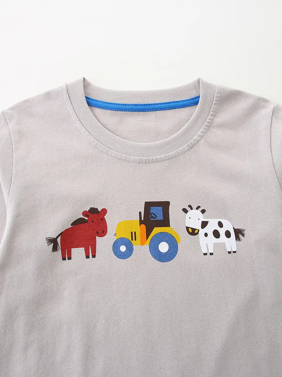White Long Sleeve T-Shirt for Boys Autumn Wear - Image 5