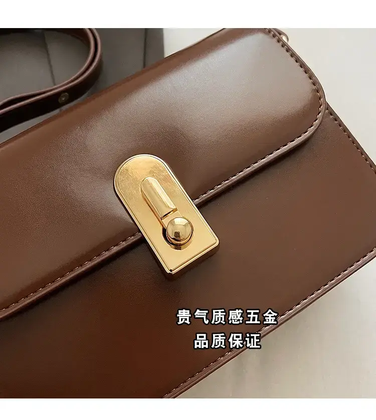 Black Retro Crossbody Bag Women's Autumn — feature 8
