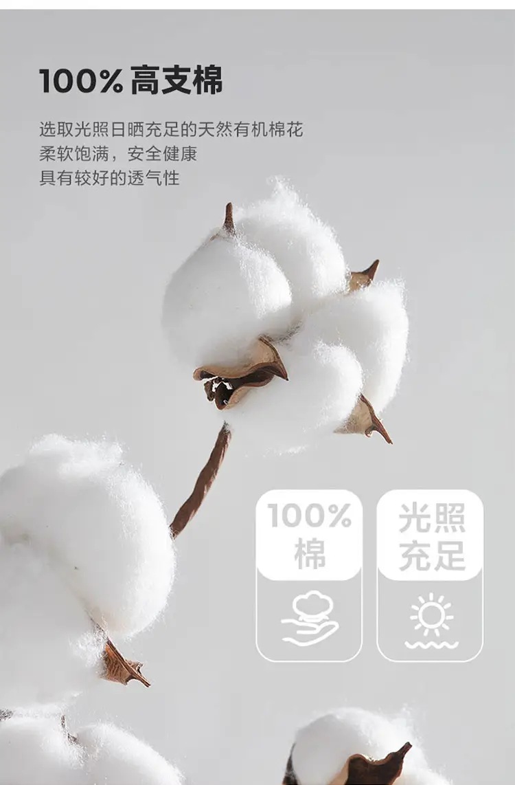 White Pure Cotton Round Neck T-Shirt 190g — feature 24
