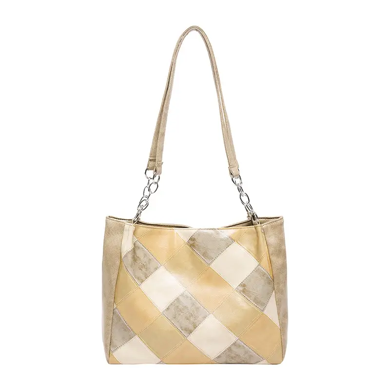 Pink Vintage Hepburn Style Shoulder Bag for Women - Image 9