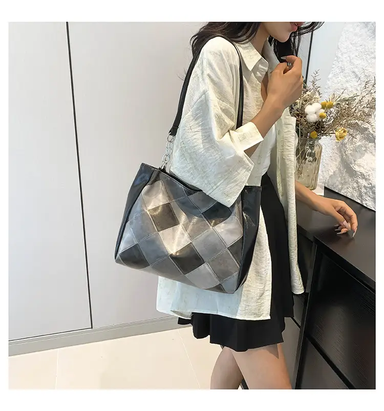 Pink Vintage Hepburn Style Shoulder Bag for Women — feature 17