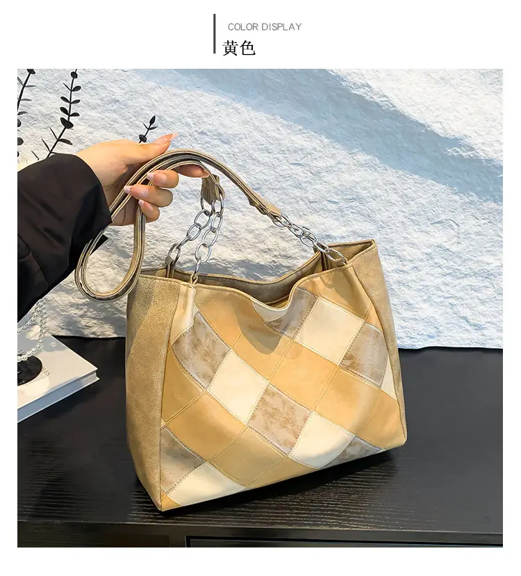 Pink Vintage Hepburn Style Shoulder Bag for Women — feature 27