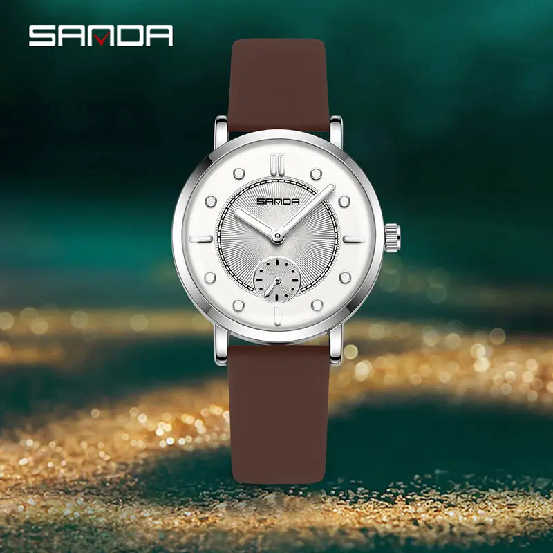 Sanda Black Silicone Strap Quartz Watch for Teenagers - Image 15