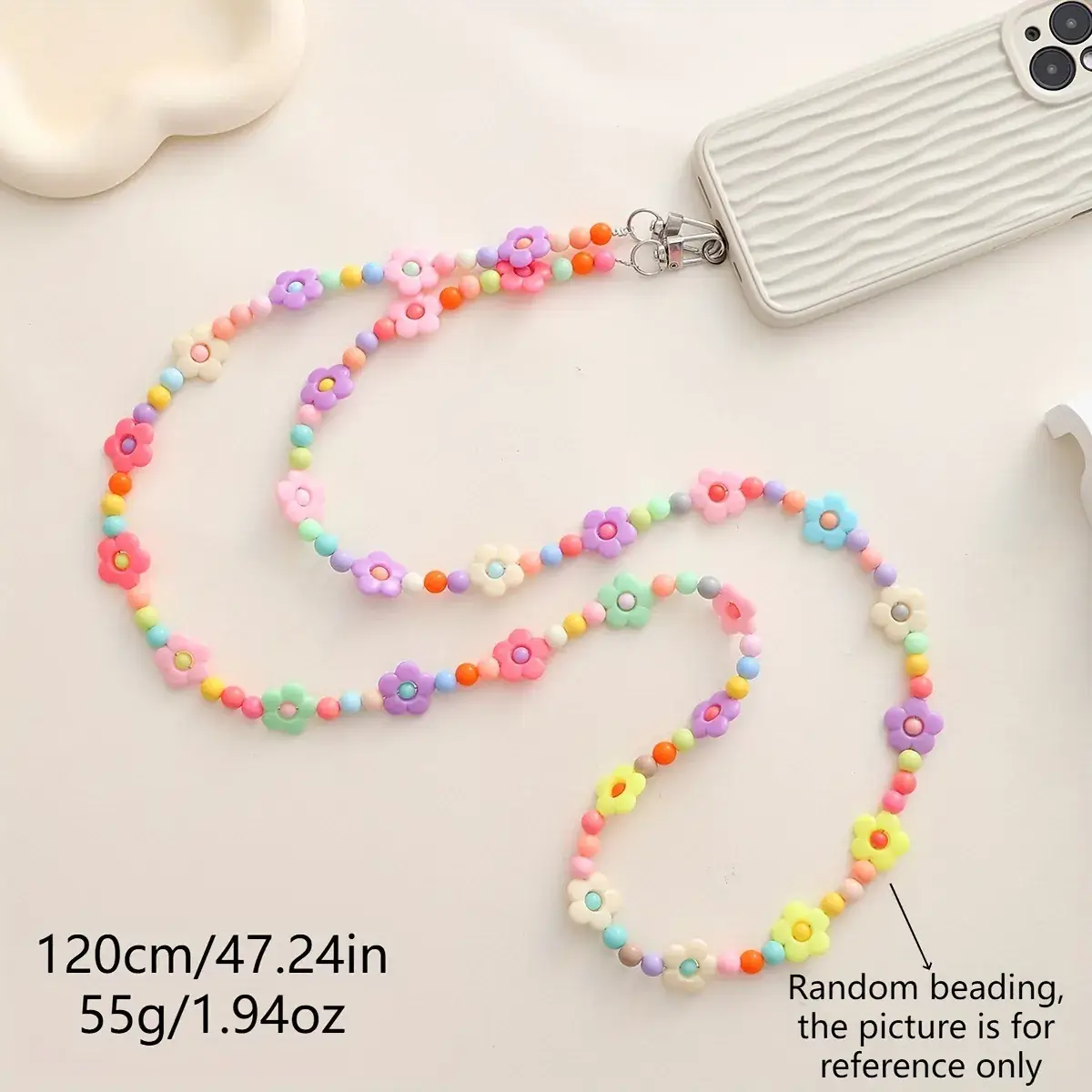 Pink Bow Crossbody Phone Lanyard with Anti-Drop Design — feature 11