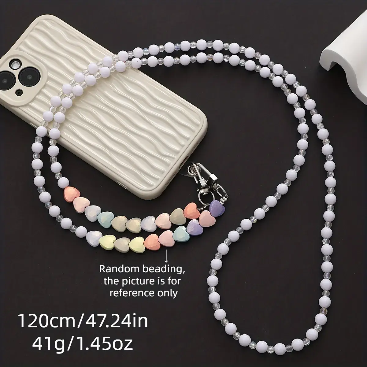 Pink Bow Crossbody Phone Lanyard with Anti-Drop Design — feature 12