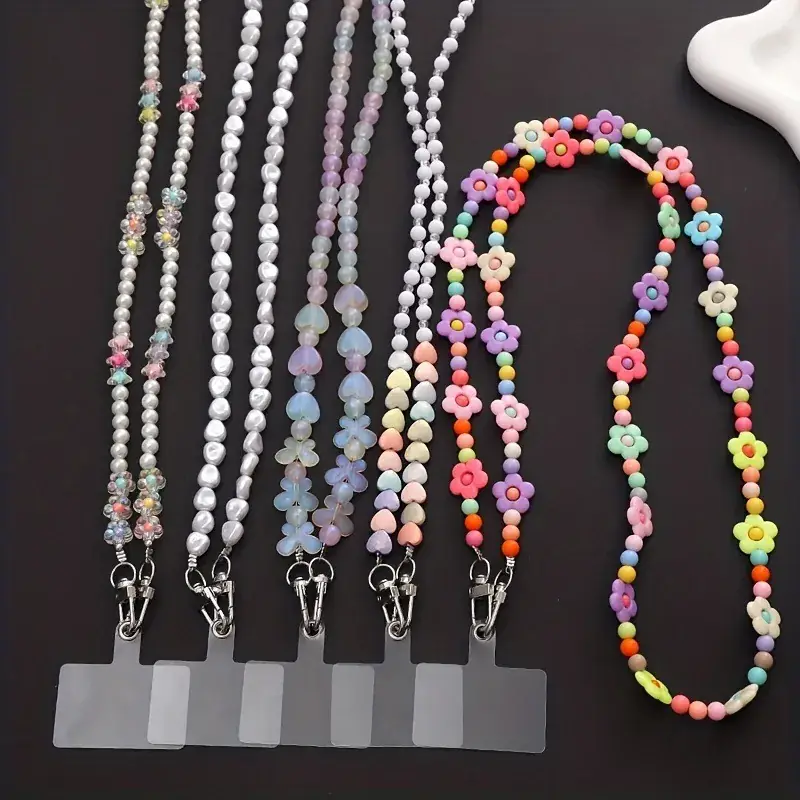 Pink Bow Crossbody Phone Lanyard with Anti-Drop Design — feature 2