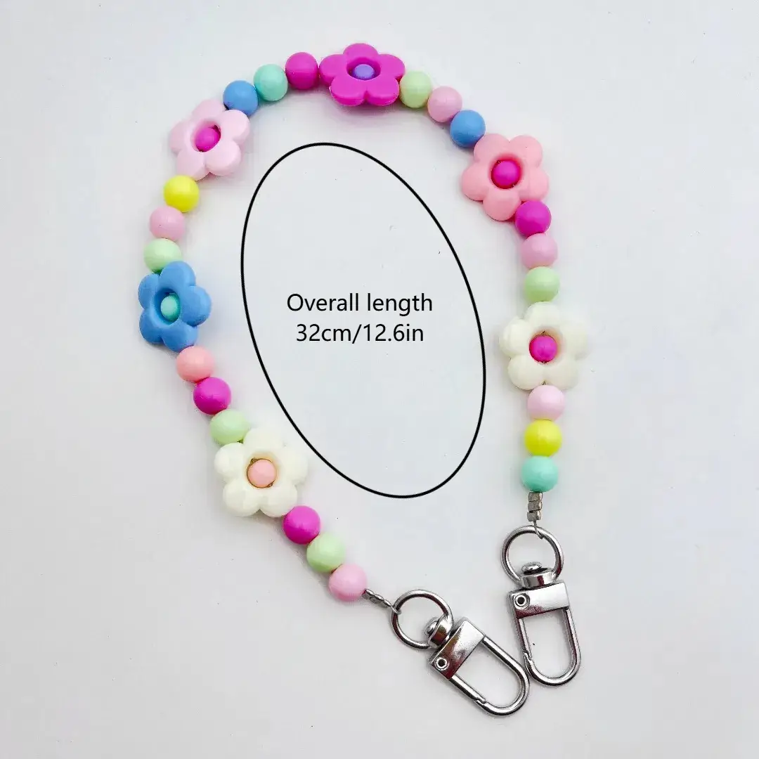 Pink Bow Crossbody Phone Lanyard with Anti-Drop Design — feature 3