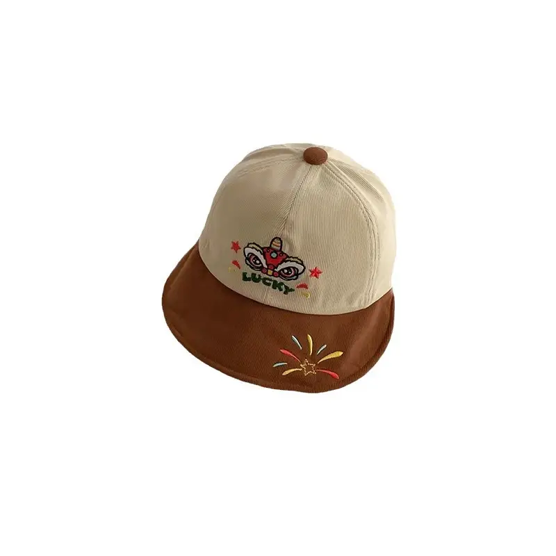 Korean Embroidered Baseball Caps for Kids Autumn Winter 2026 - Image 6