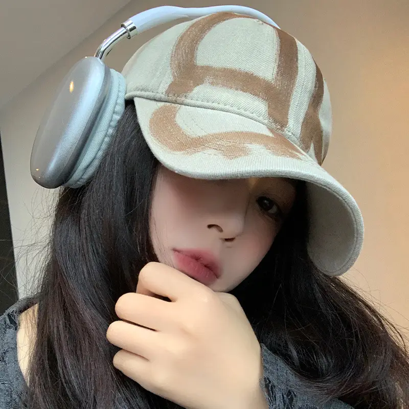 Women Baseball Cap with Letter Design Summer Wear - Image 8