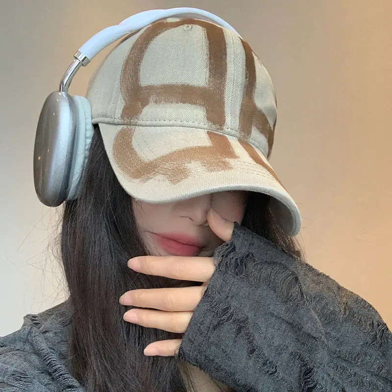 Women Baseball Cap with Letter Design Summer Wear - Image 9