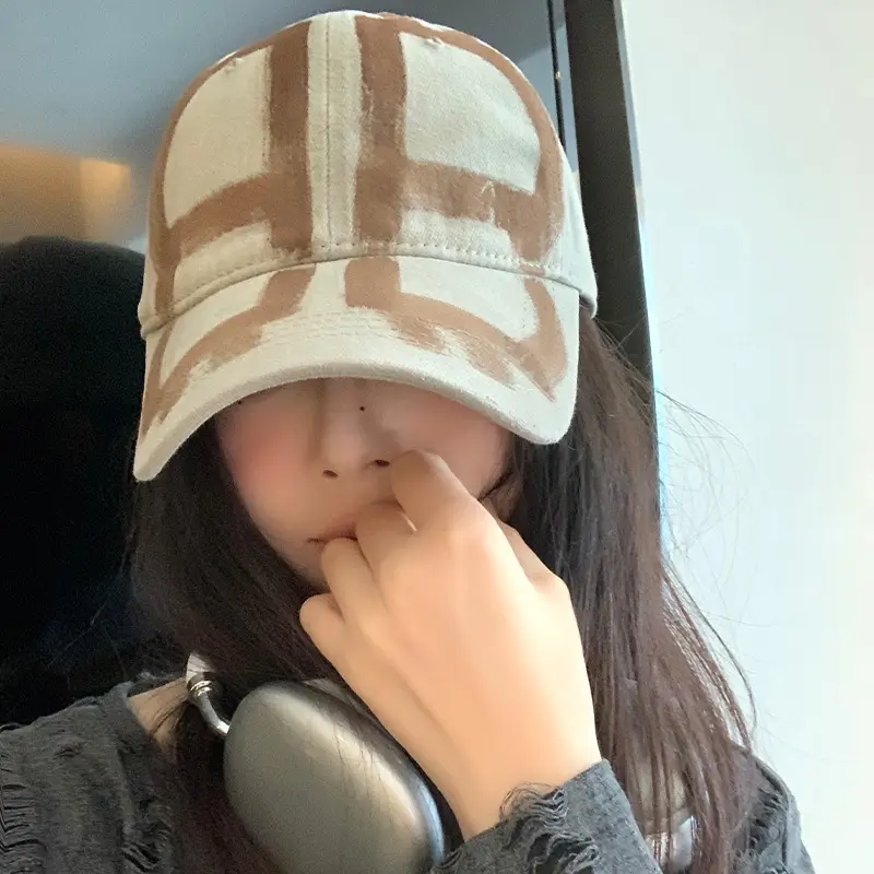 Women Baseball Cap with Letter Design Summer Wear - Image 10