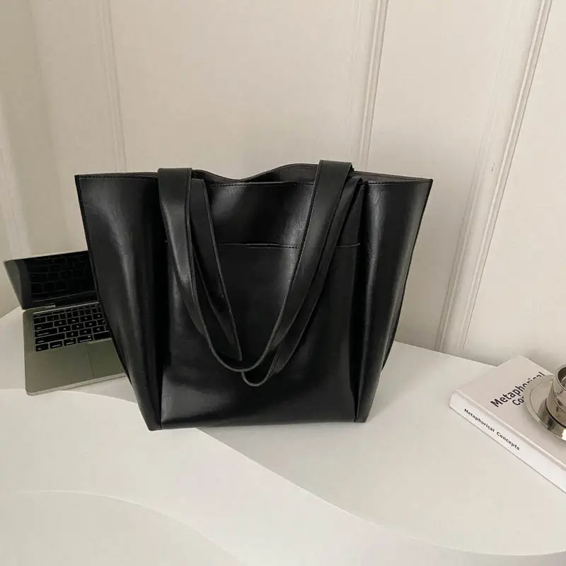 Retro Large Capacity Tote Bag for Women 2026 - Image 2