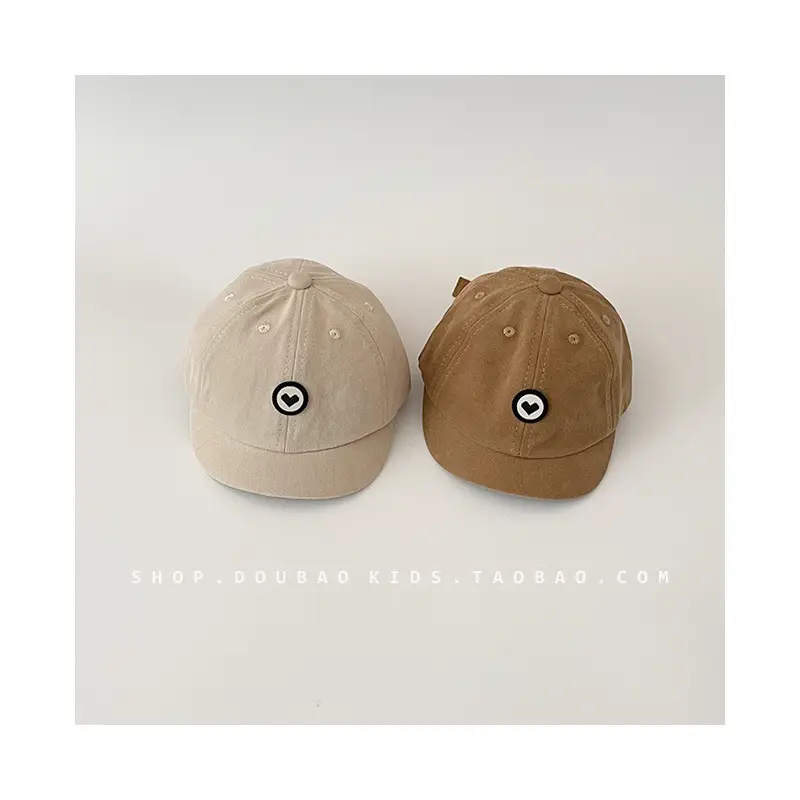 Black Kids Beanie with Eye Button Travel Cap - Image 4