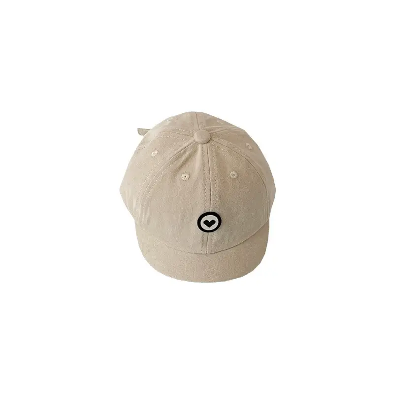 Black Kids Beanie with Eye Button Travel Cap - Image 8