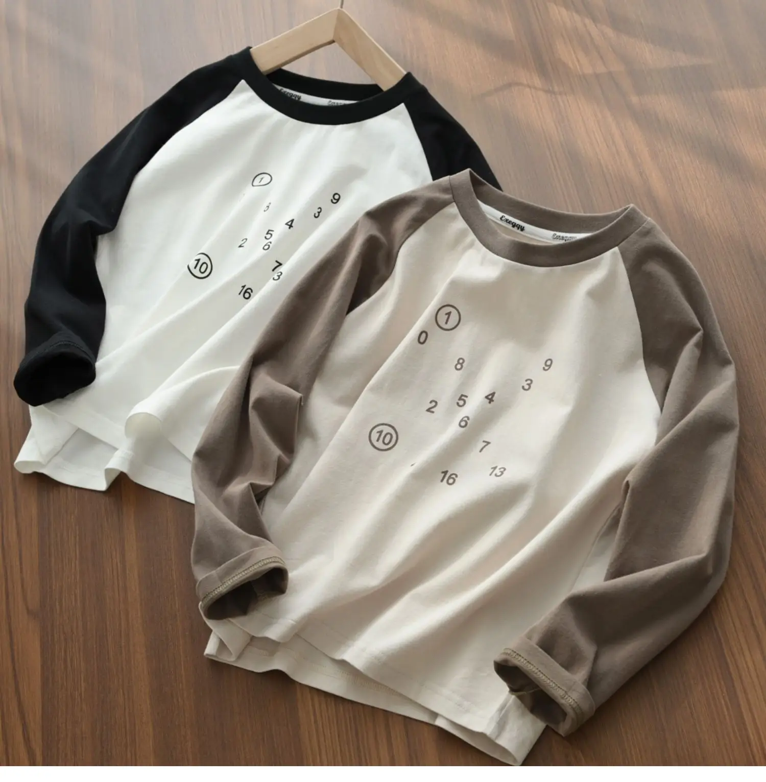 170 Size Boys Girls Cotton T-Shirt Long Sleeve Spring Autumn — feature 5