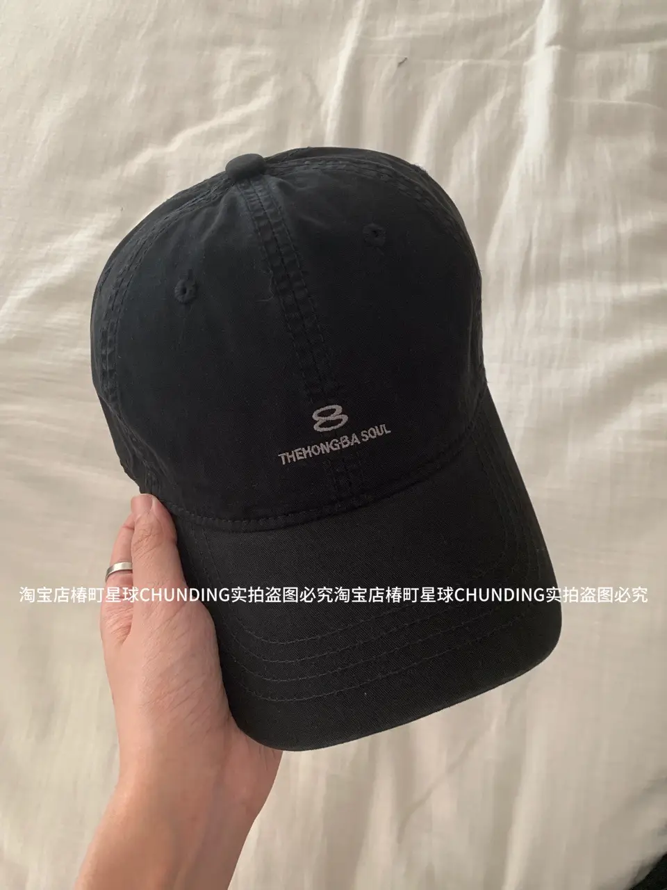 Blue Men's Beige Baseball Cap with Logo — feature 4