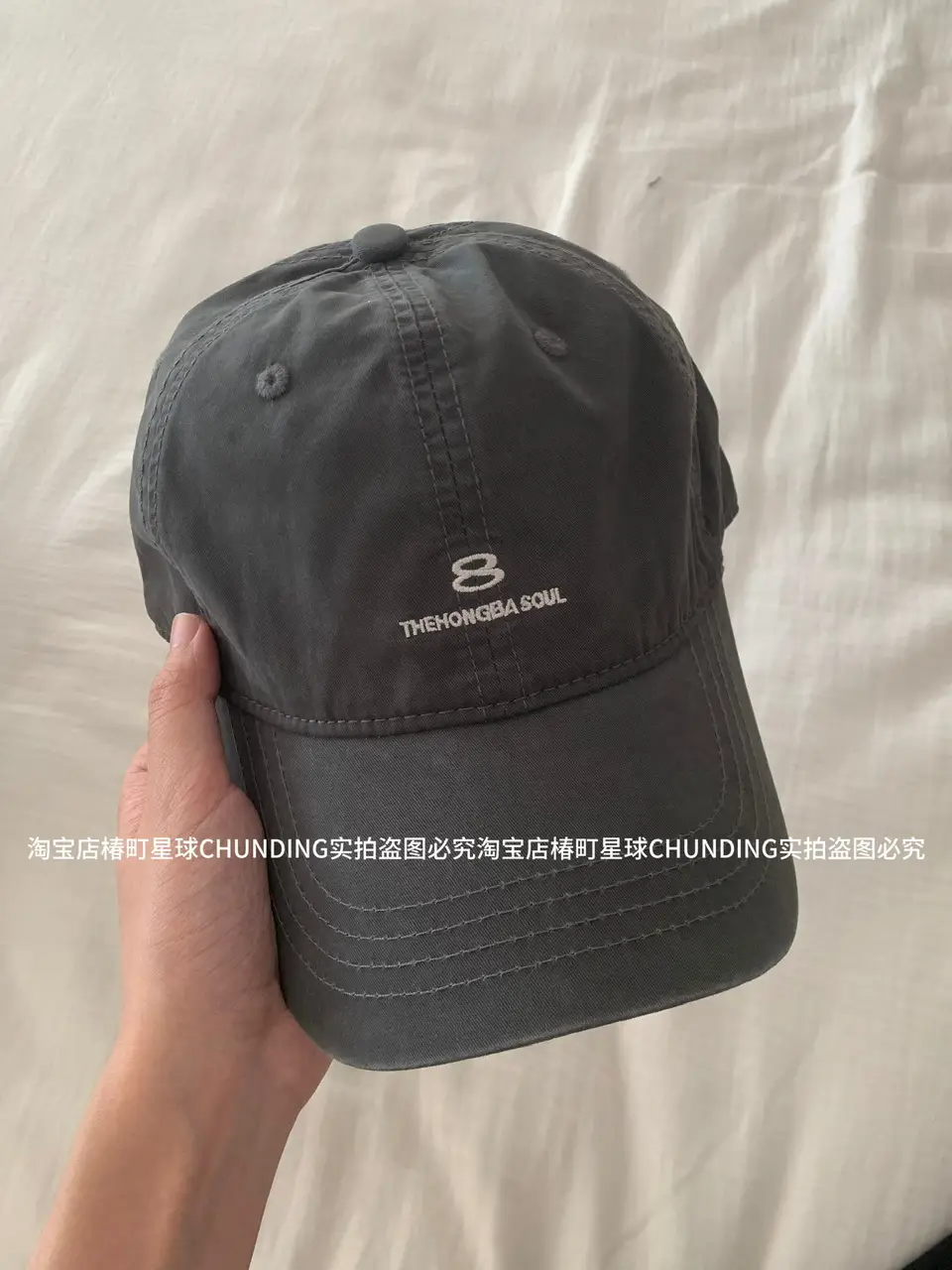 Blue Men's Beige Baseball Cap with Logo — feature 6