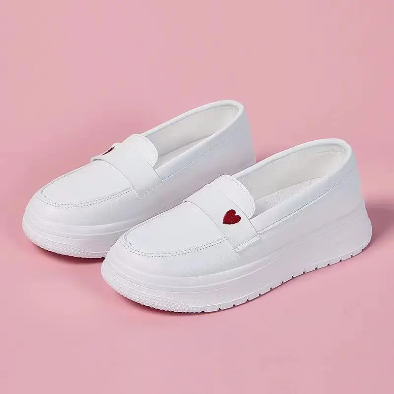 Medical nurse shoes soft bottom non-slip 2024 autumn new long stand not tired feet small white shoes all-match work shoes waterproof - Image 4