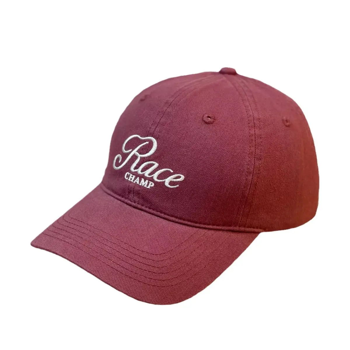 Maroon "Race Club" Women's Baseball Cap - Image 9