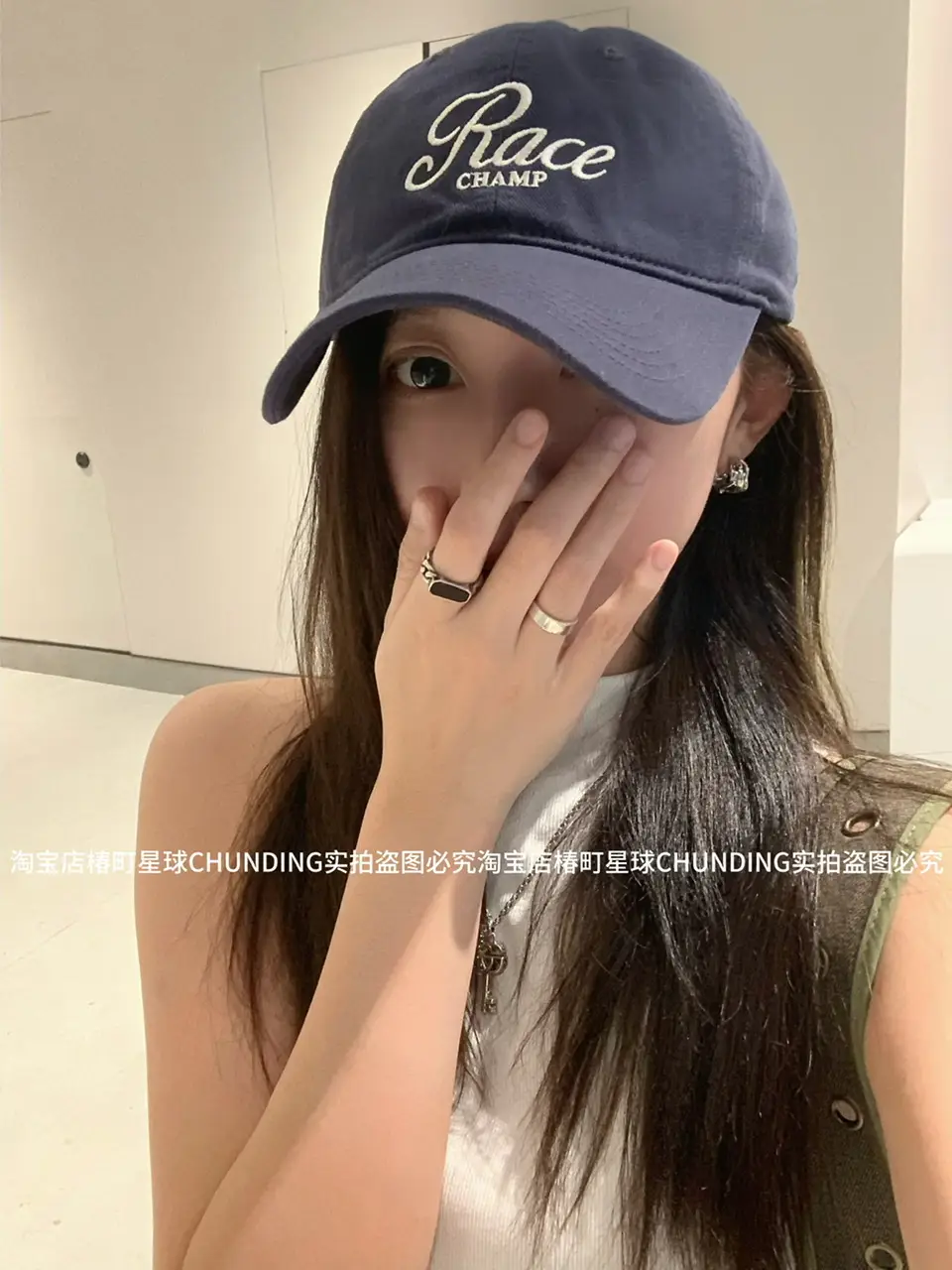 Maroon "Race Club" Women's Baseball Cap — feature 1