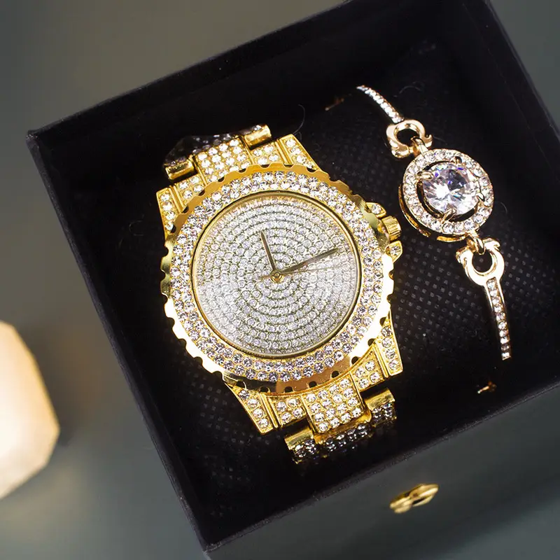Diamond-Encrusted Bracelet for Women Single Watch - Image 7