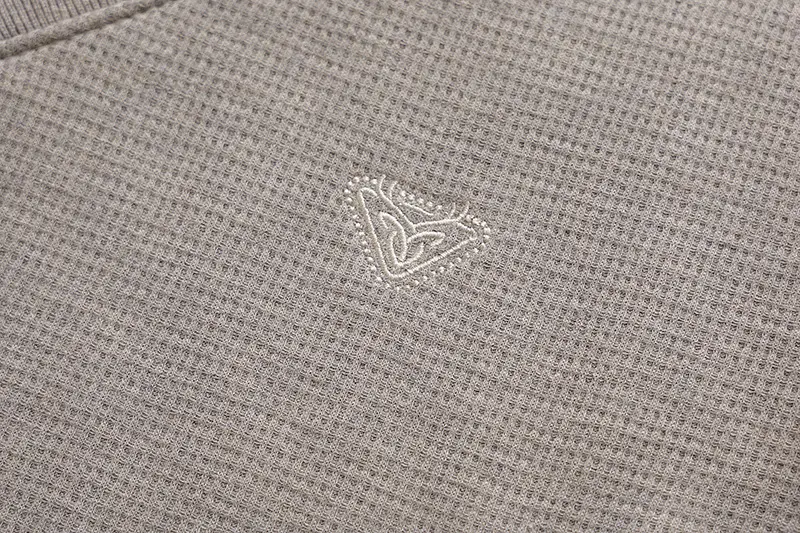 Men Fleece Long Sleeve Sweater Grey Thickened — feature 10