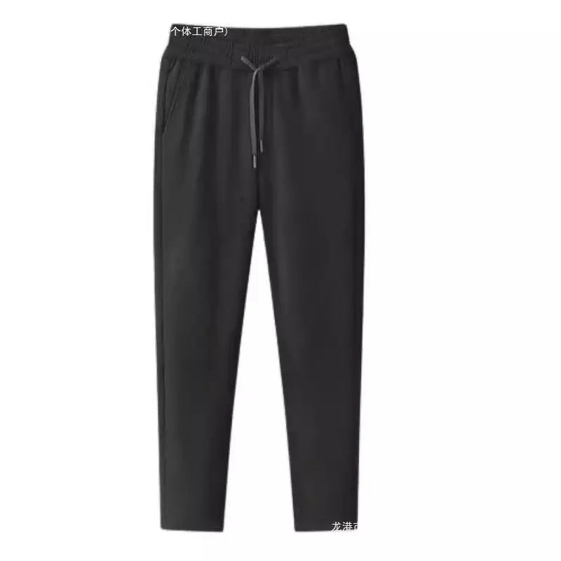 Men's Fleece Lined Plus Size Casual Pants Black - Image 6