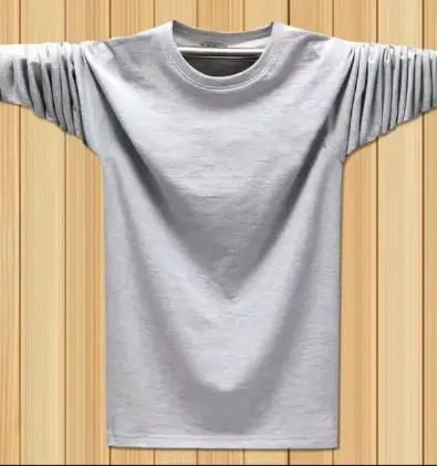 Men Loose Fit T-Shirt Grey Beige 2Pcs — feature 5