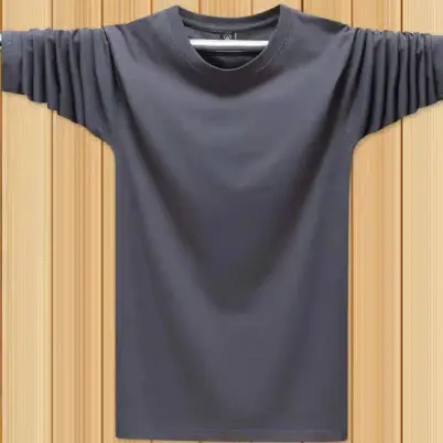 Men Loose Fit T-Shirt Grey Beige 2Pcs — feature 9