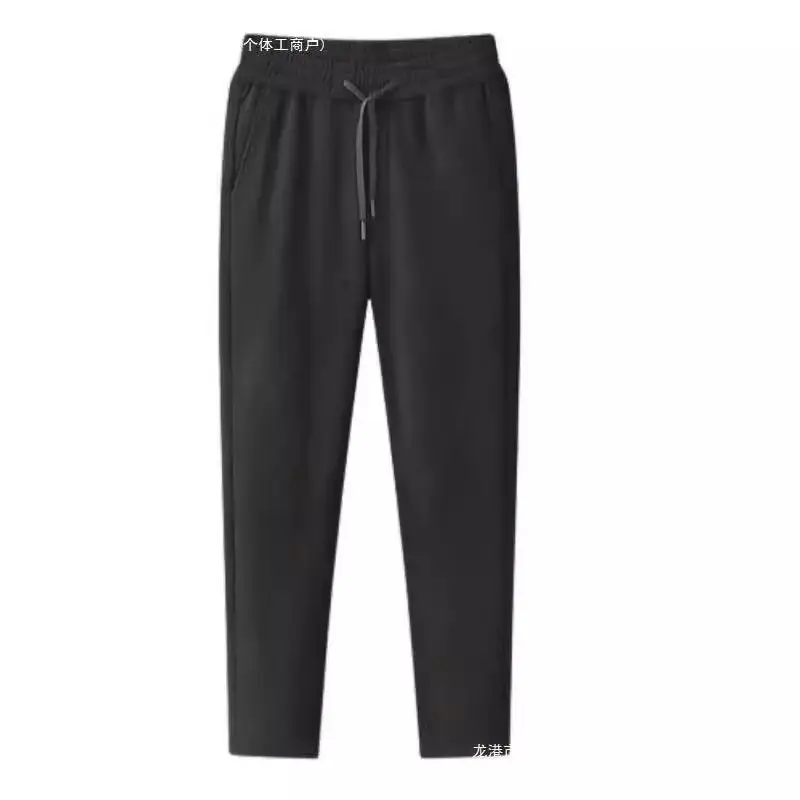 Men's Black Fleece Lined Sports Pants Corduroy - Image 8