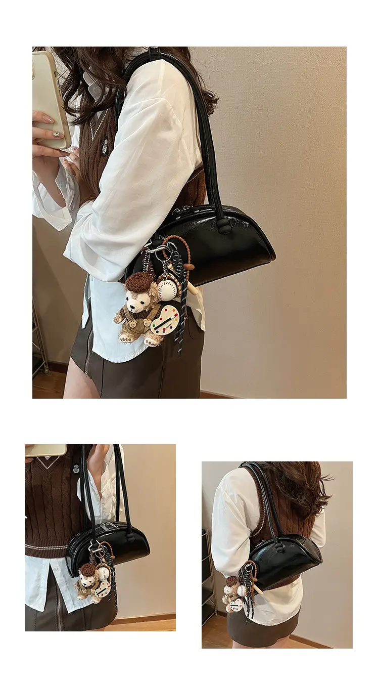 Black Leather Shoulder Bag for Women 2024 — feature 11