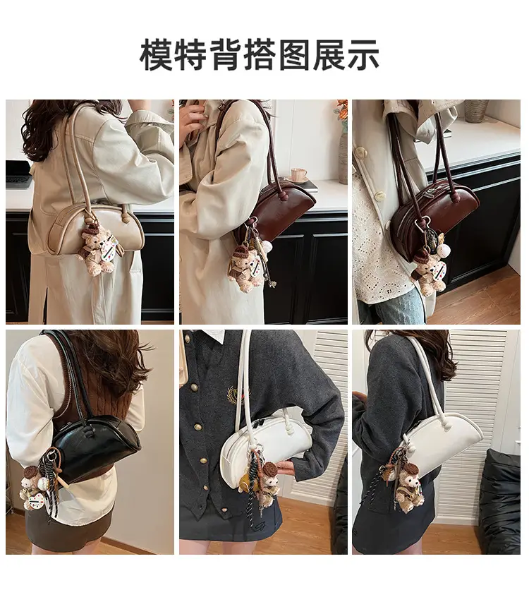 Black Leather Shoulder Bag for Women 2024 — feature 8