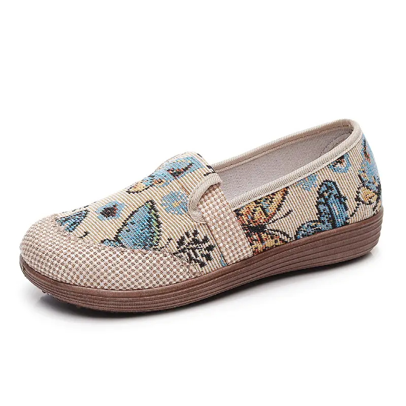 2025 Embroidered Fisherman Shoes for Women Spring Summer - Image 4