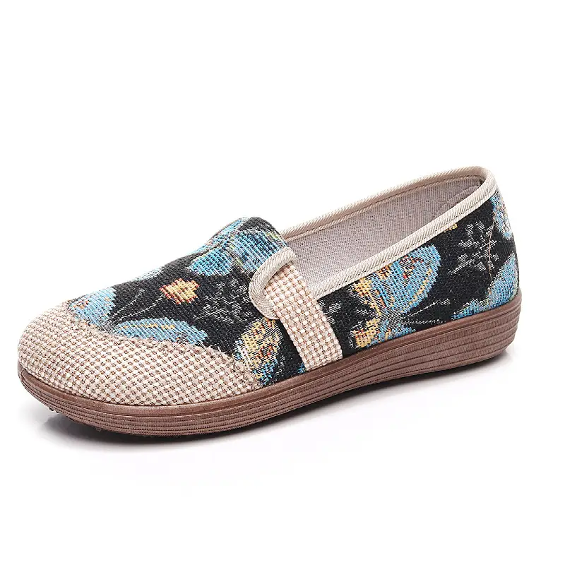 2025 Embroidered Fisherman Shoes for Women Spring Summer - Image 5