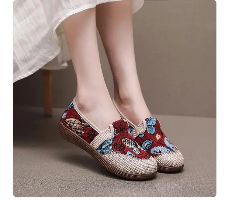 2025 Embroidered Fisherman Shoes for Women Spring Summer — feature 12