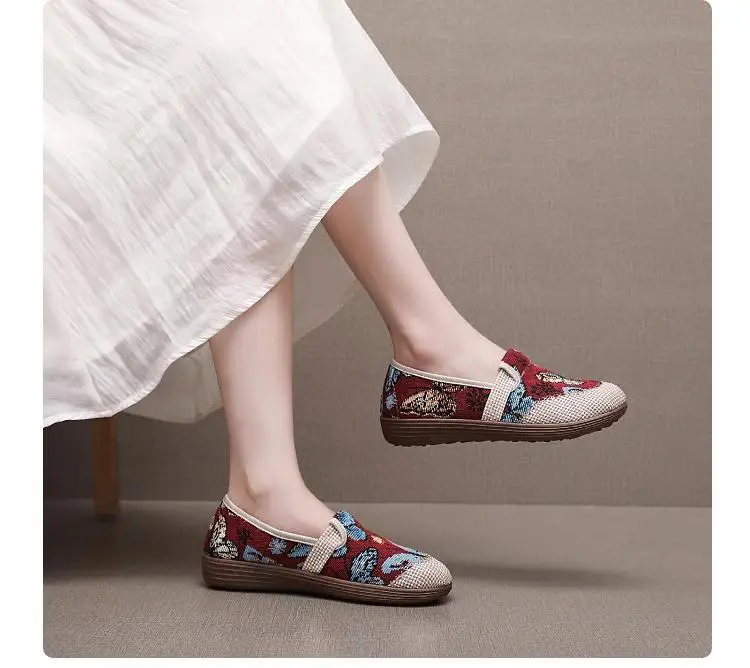 2025 Embroidered Fisherman Shoes for Women Spring Summer — feature 13